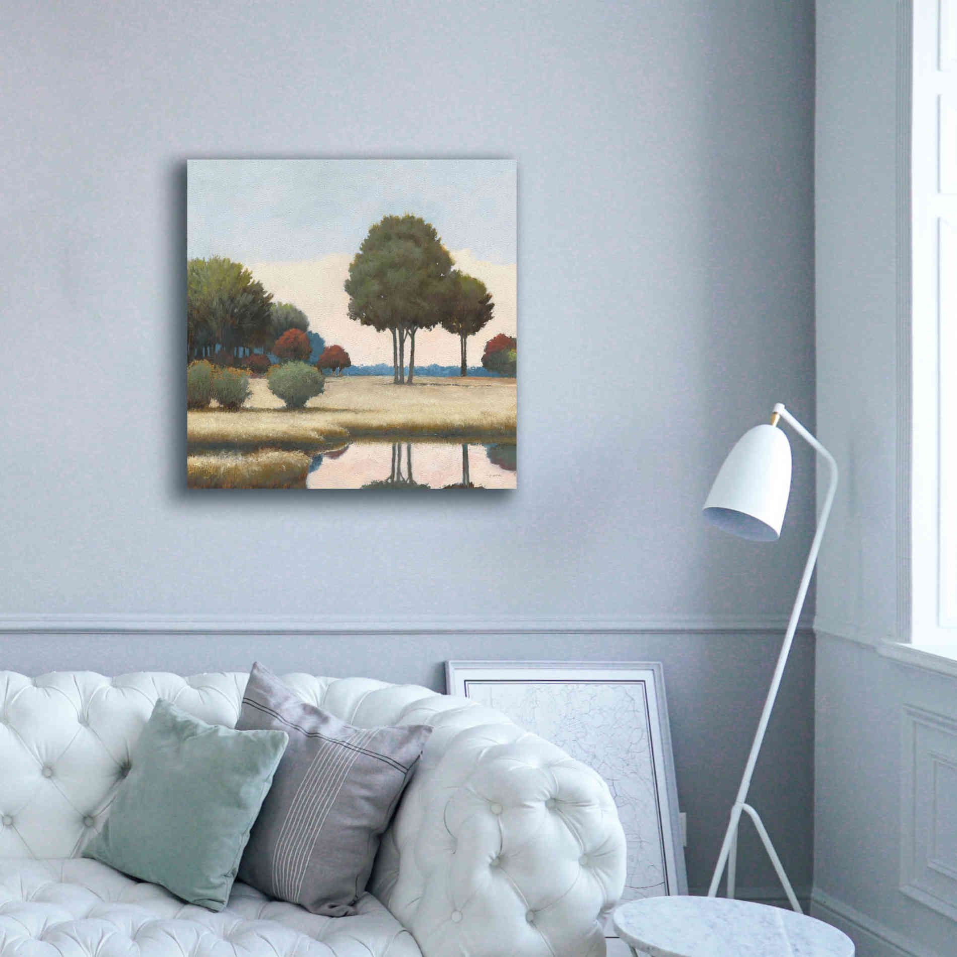 'By the Waterways II' by James Wiens, Canvas Wall Art,37 x 37