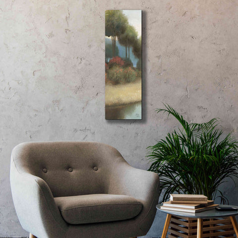 Image of 'By the Waterways Portrait I' by James Wiens, Canvas Wall Art,12 x 36