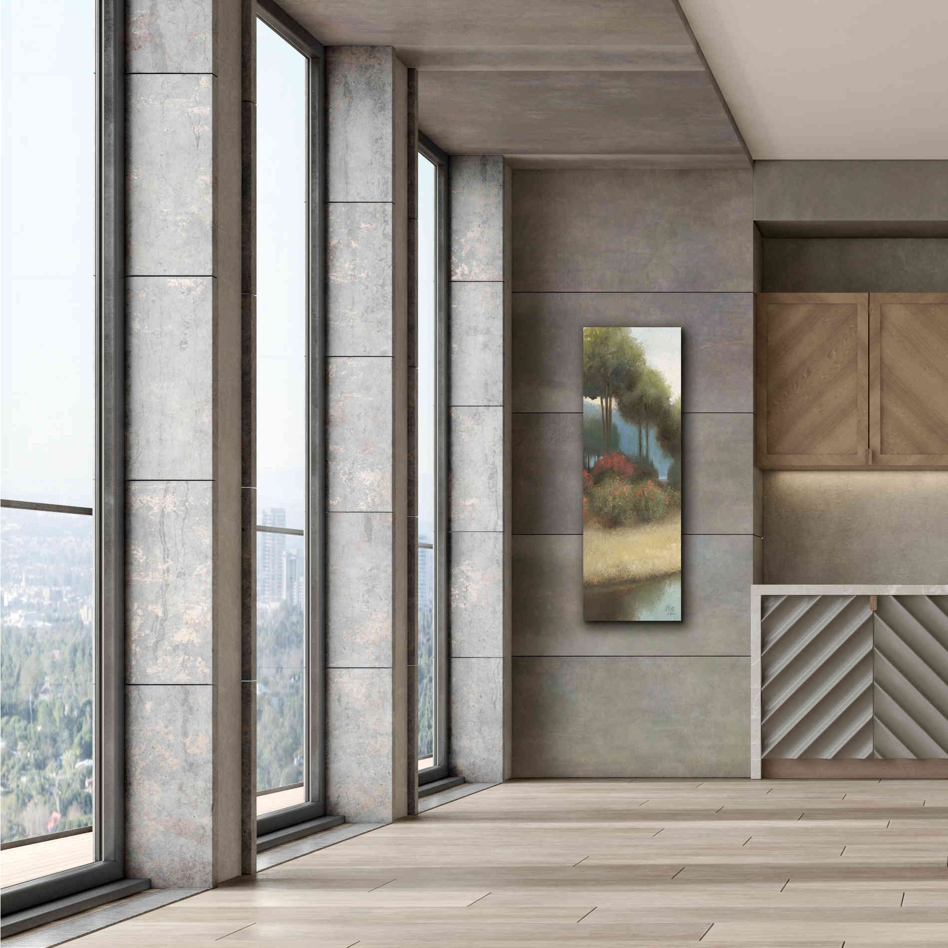 'By the Waterways Portrait I' by James Wiens, Canvas Wall Art,20 x 60