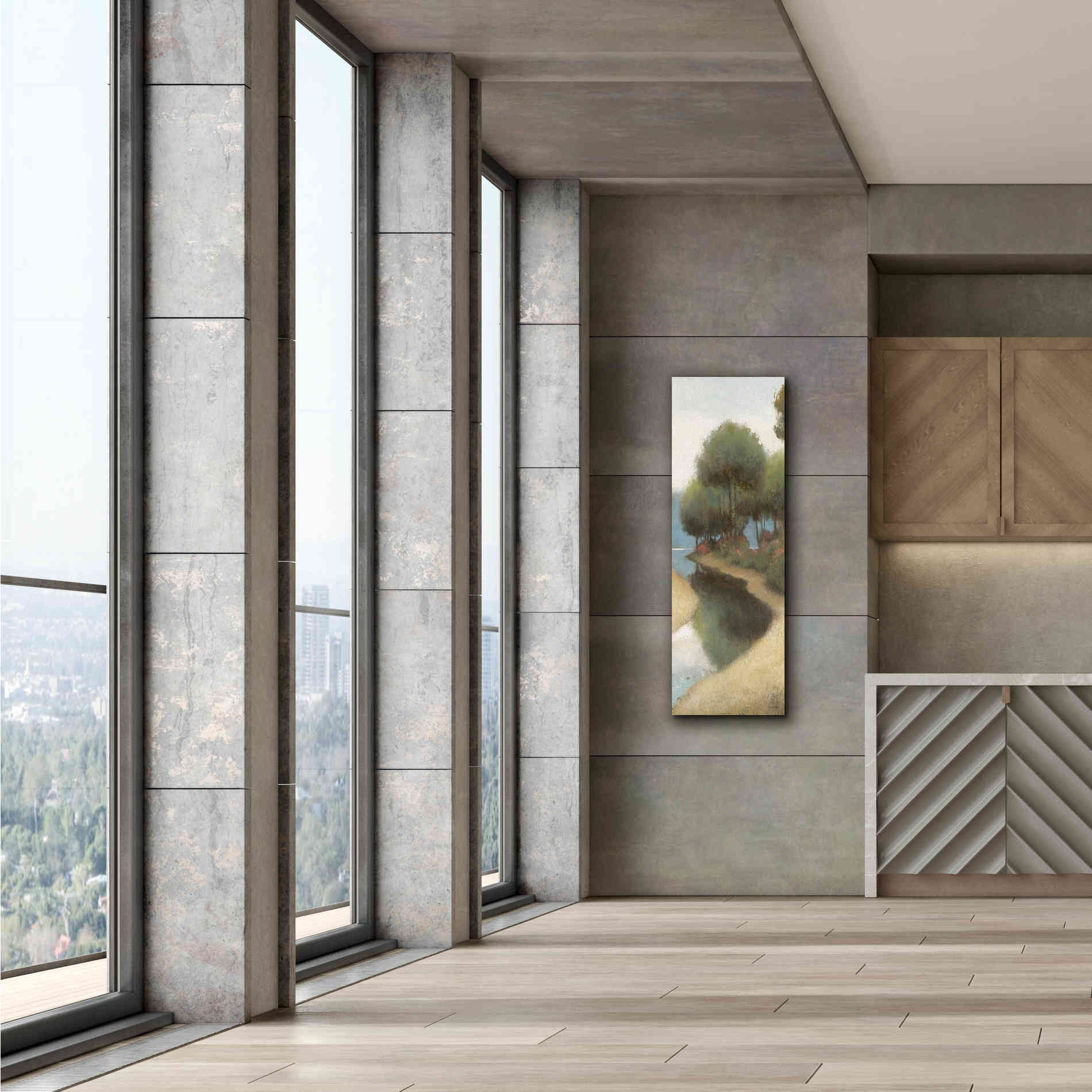 'By the Waterways Portrait II' by James Wiens, Canvas Wall Art,20 x 60