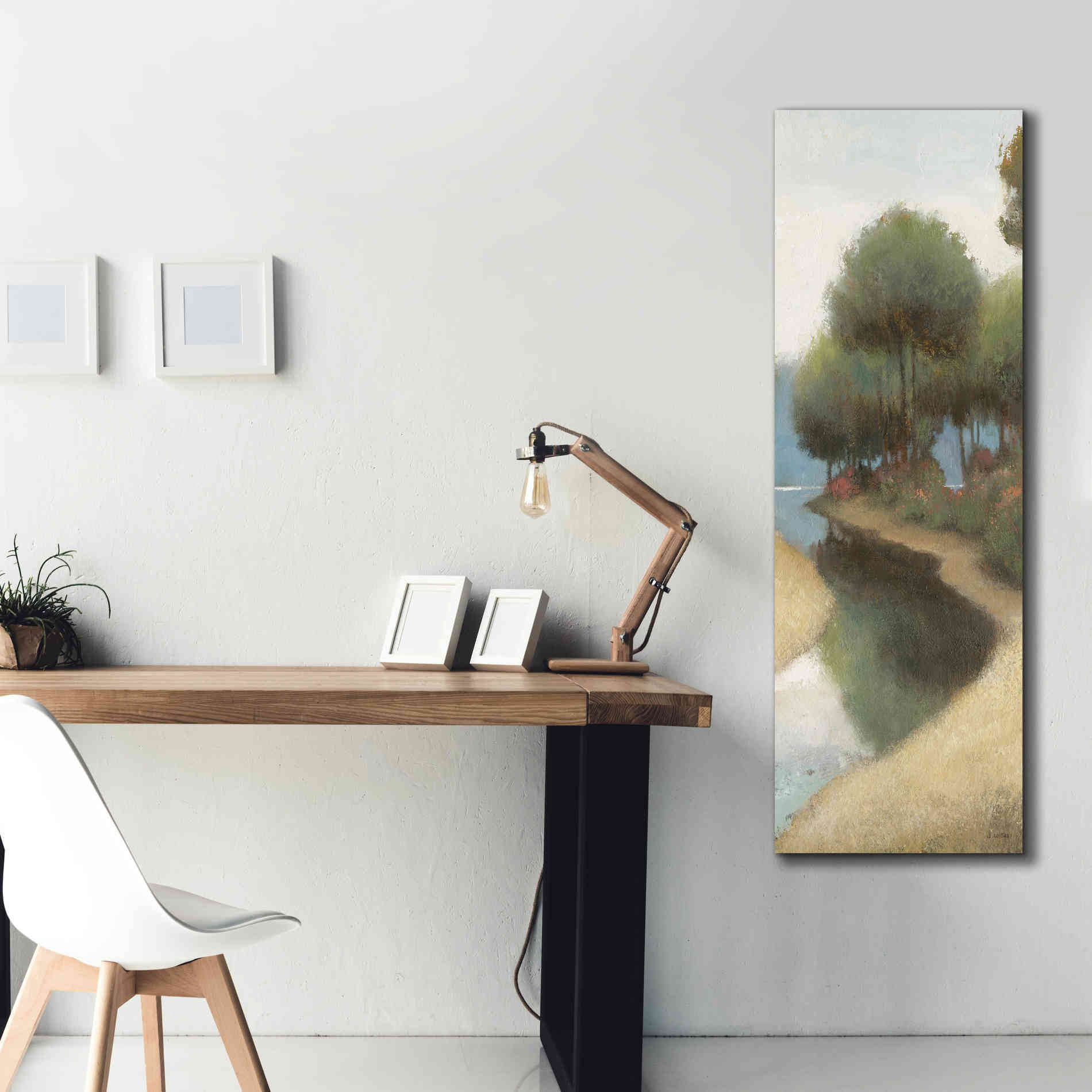 'By the Waterways Portrait II' by James Wiens, Canvas Wall Art,20 x 60