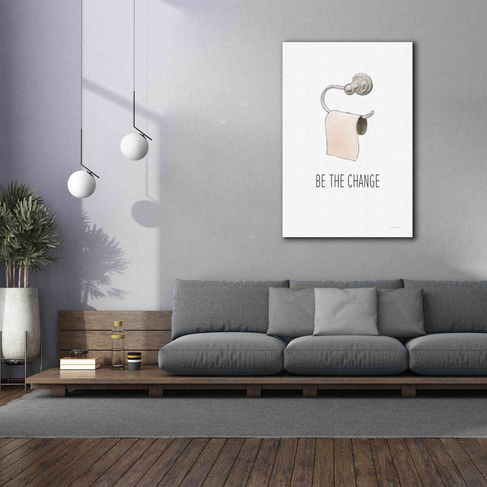 'Be The Change' by James Wiens, Canvas Wall Art,40 x 60
