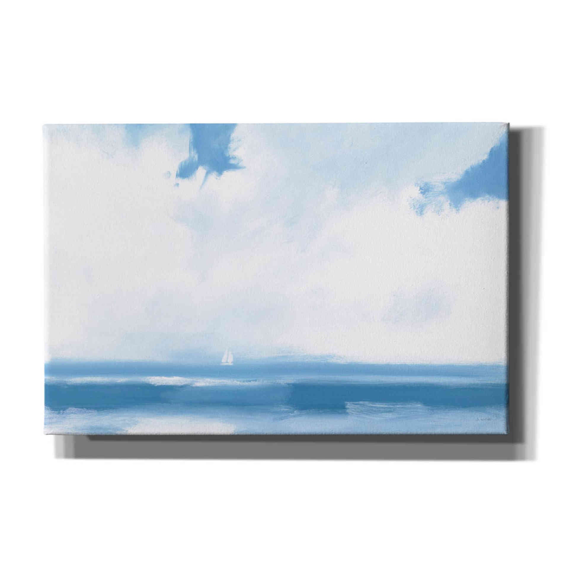 'Oceanview Sail' by James Wiens, Canvas Wall Art,18x12x1.1x0,26x18x1.1x0,40x26x1.74x0,60x40x1.74x0