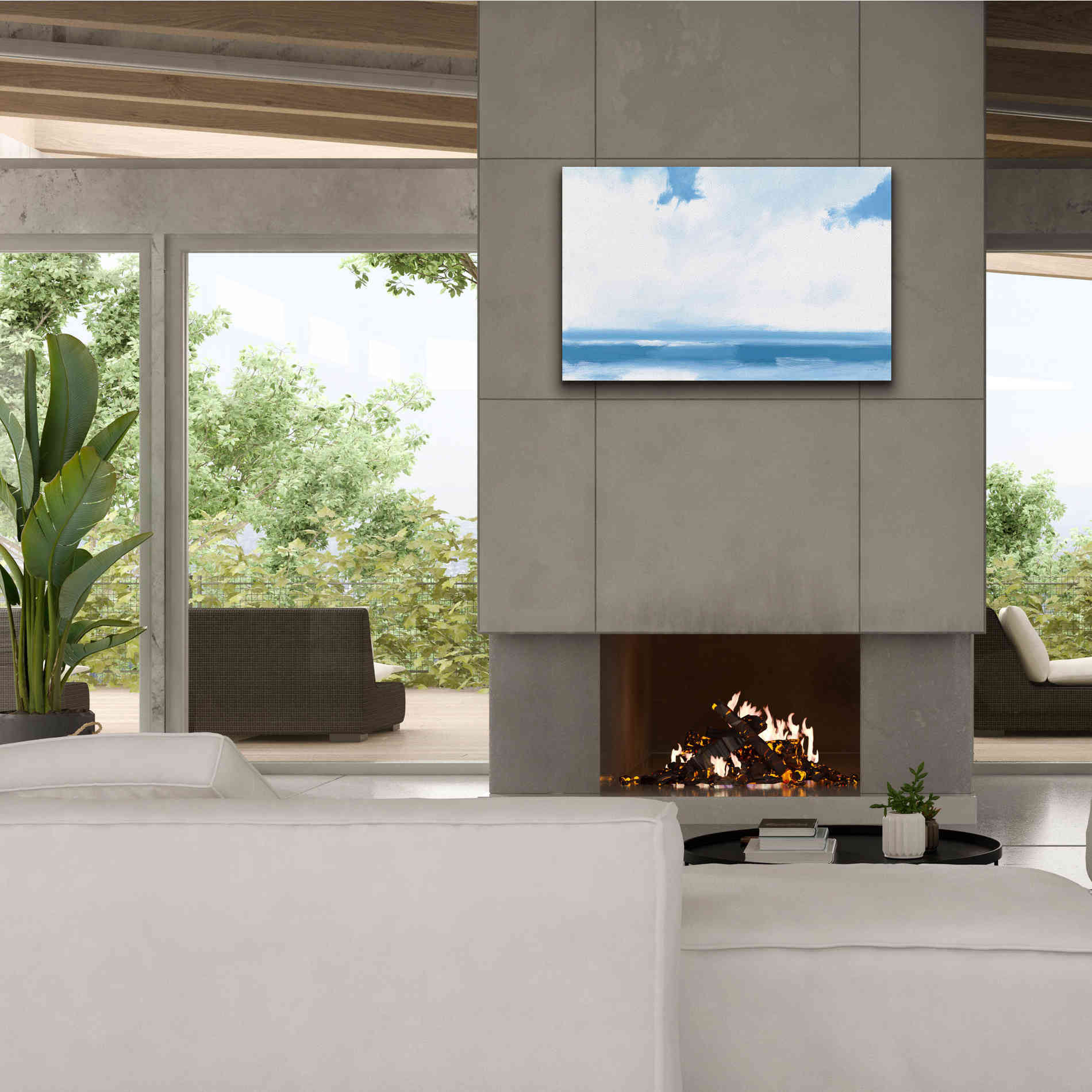 'Oceanview' by James Wiens, Canvas Wall Art,40 x 26