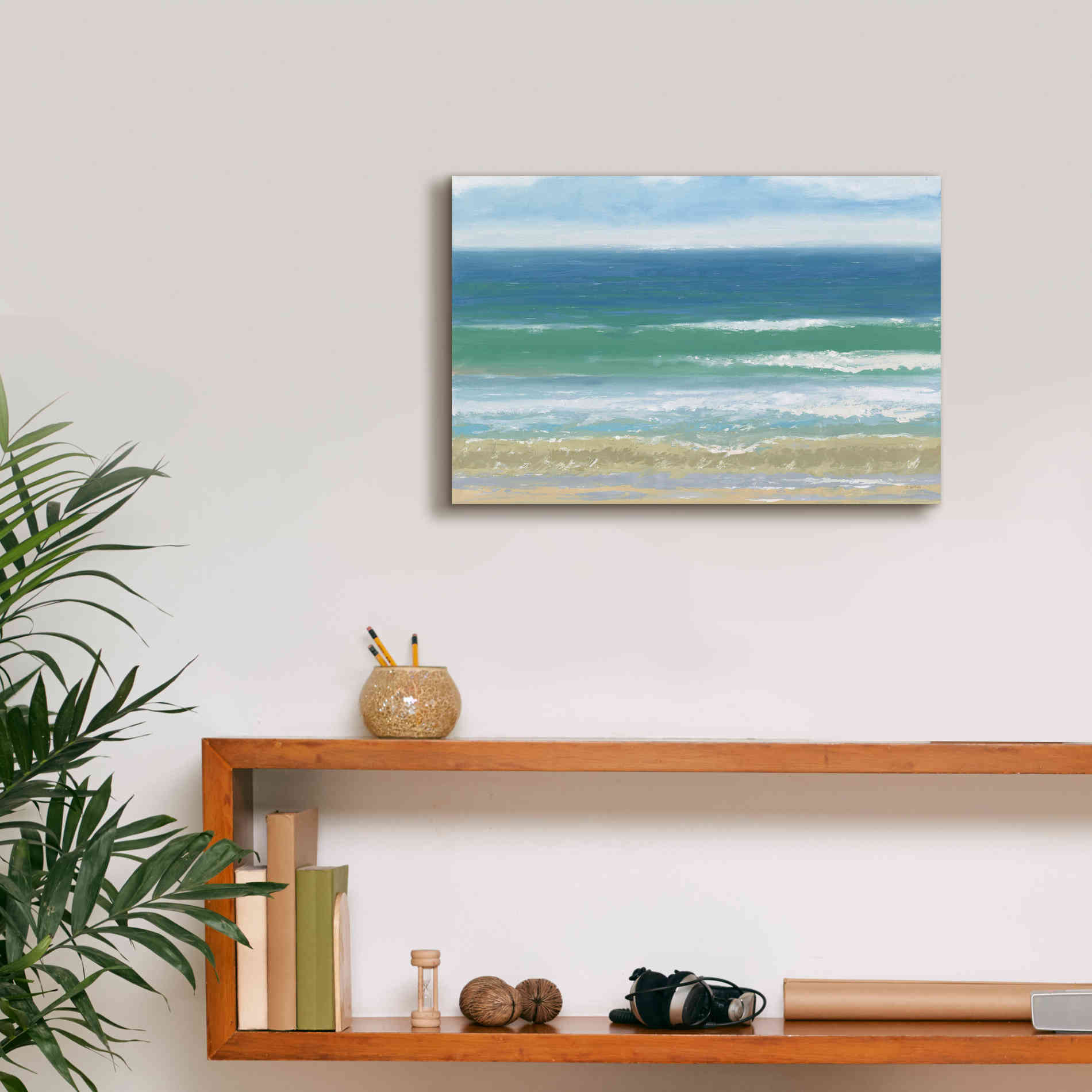 'Shoreline' by James Wiens, Canvas Wall Art,18 x 12