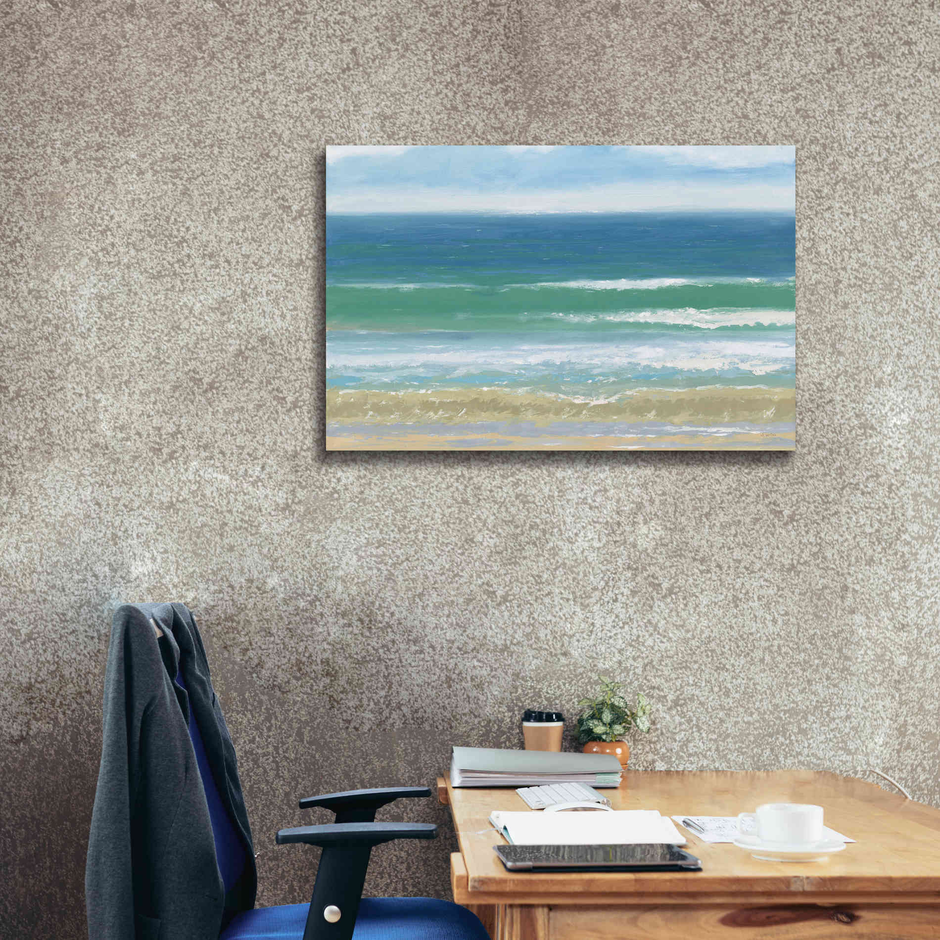 'Shoreline' by James Wiens, Canvas Wall Art,40 x 26
