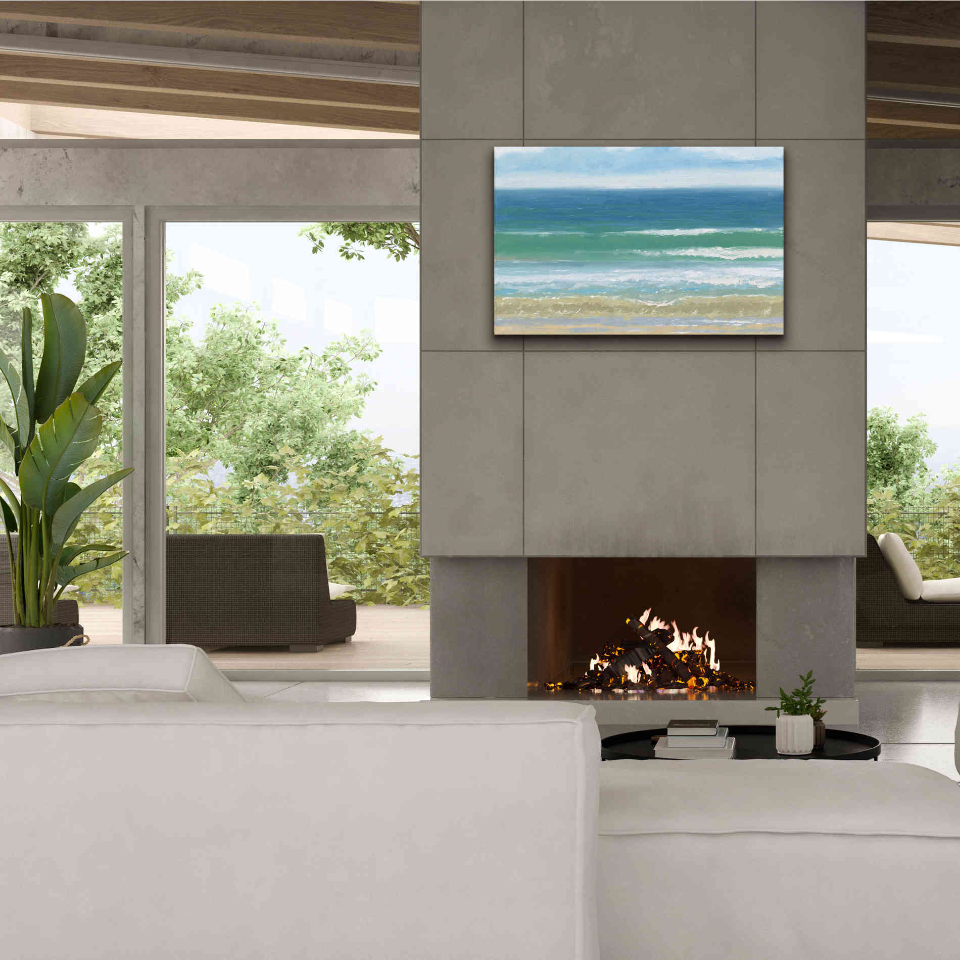 'Shoreline' by James Wiens, Canvas Wall Art,40 x 26