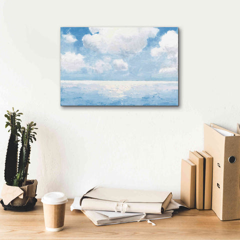 Image of 'Sparkling Sea' by James Wiens, Canvas Wall Art,18 x 12