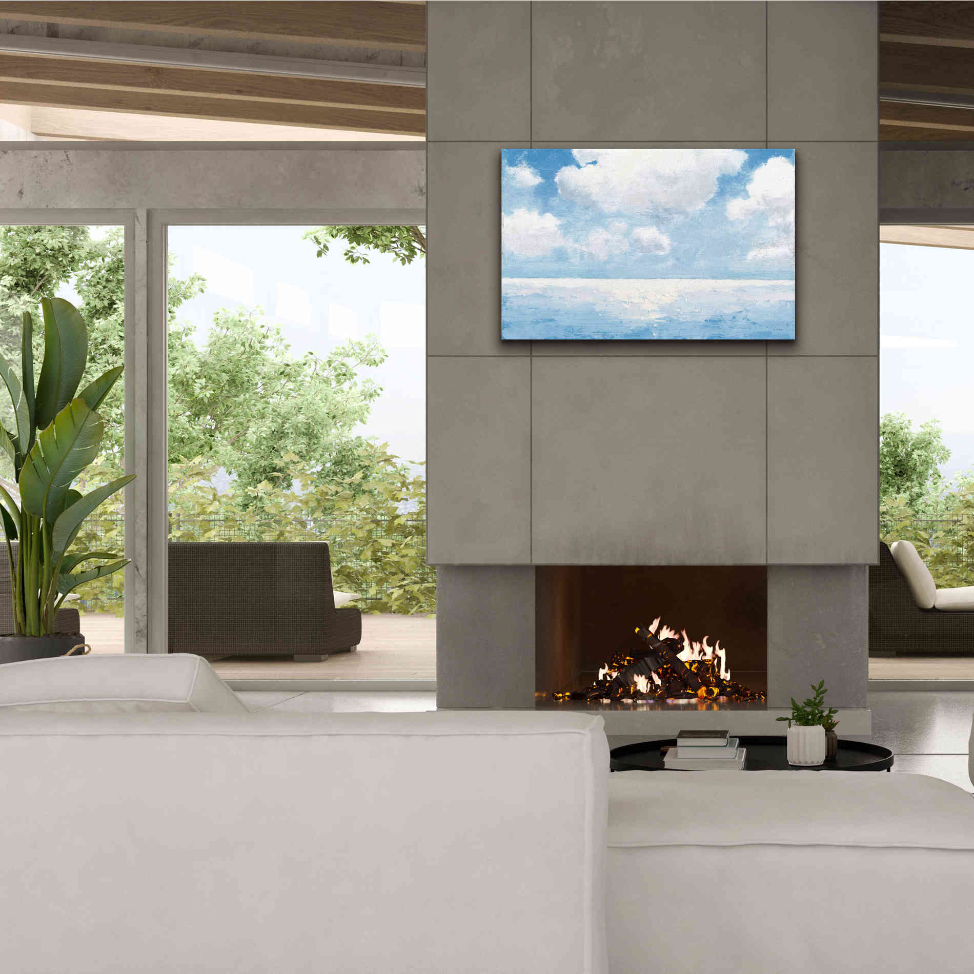 'Sparkling Sea' by James Wiens, Canvas Wall Art,40 x 26