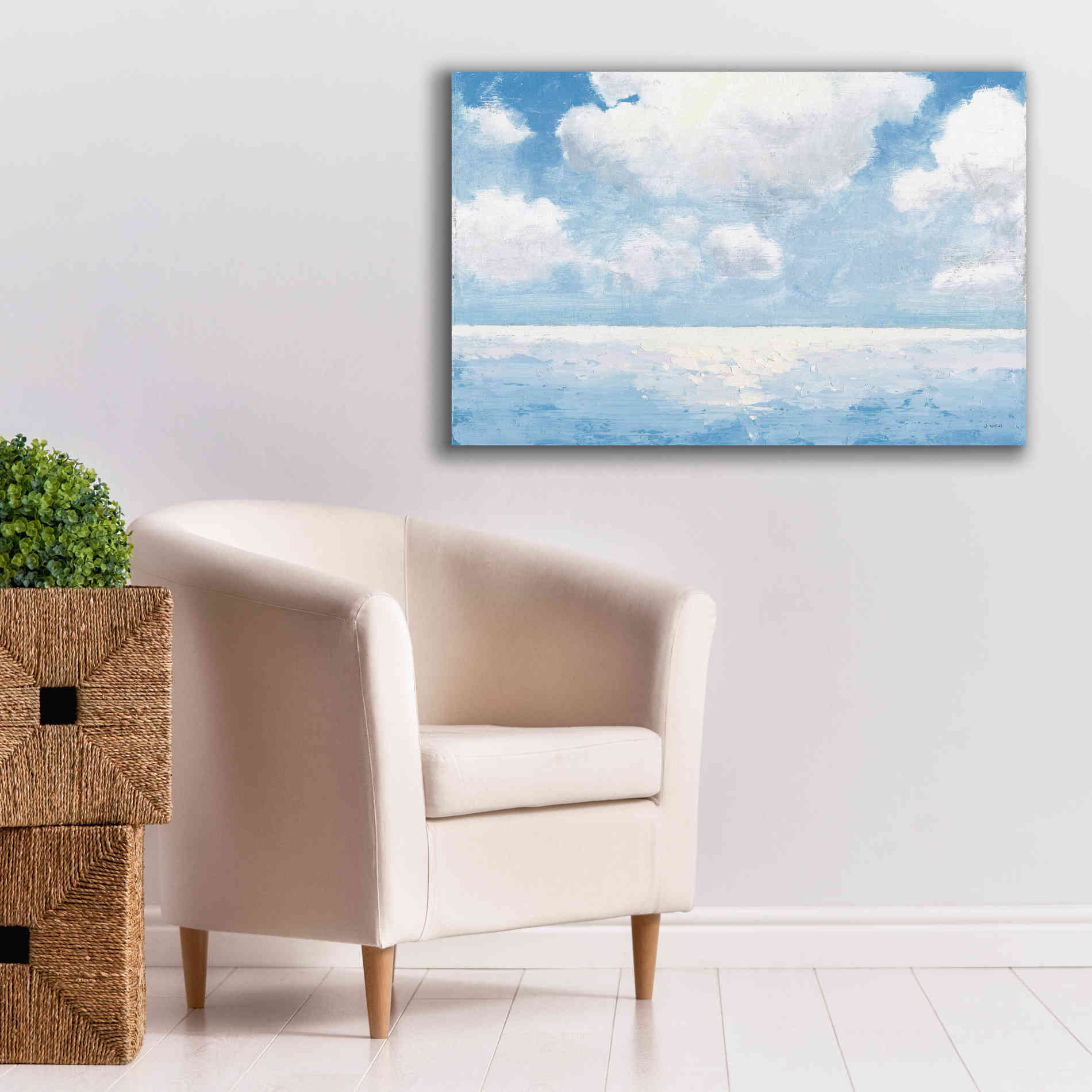 'Sparkling Sea' by James Wiens, Canvas Wall Art,40 x 26