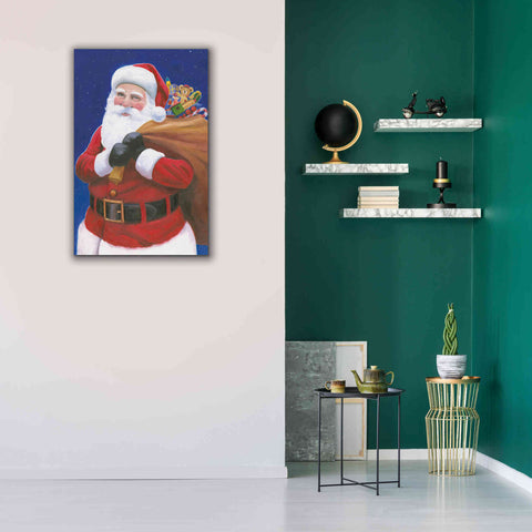 Image of 'James Santa' by James Wiens, Canvas Wall Art,26 x 40