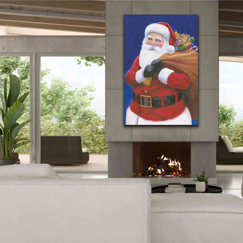 Image of 'James Santa' by James Wiens, Canvas Wall Art,40 x 60