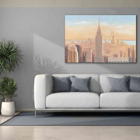 Image of 'Manhattan Dawn' by James Wiens, Canvas Wall Art,60 x 40