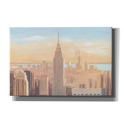 Image of 'Manhattan Dawn' by James Wiens, Canvas Wall Art,18x12x1.1x0,26x18x1.1x0,40x26x1.74x0,60x40x1.74x0