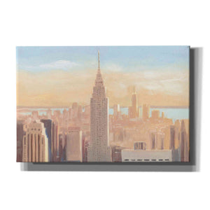 'Manhattan Dawn' by James Wiens, Canvas Wall Art,18x12x1.1x0,26x18x1.1x0,40x26x1.74x0,60x40x1.74x0