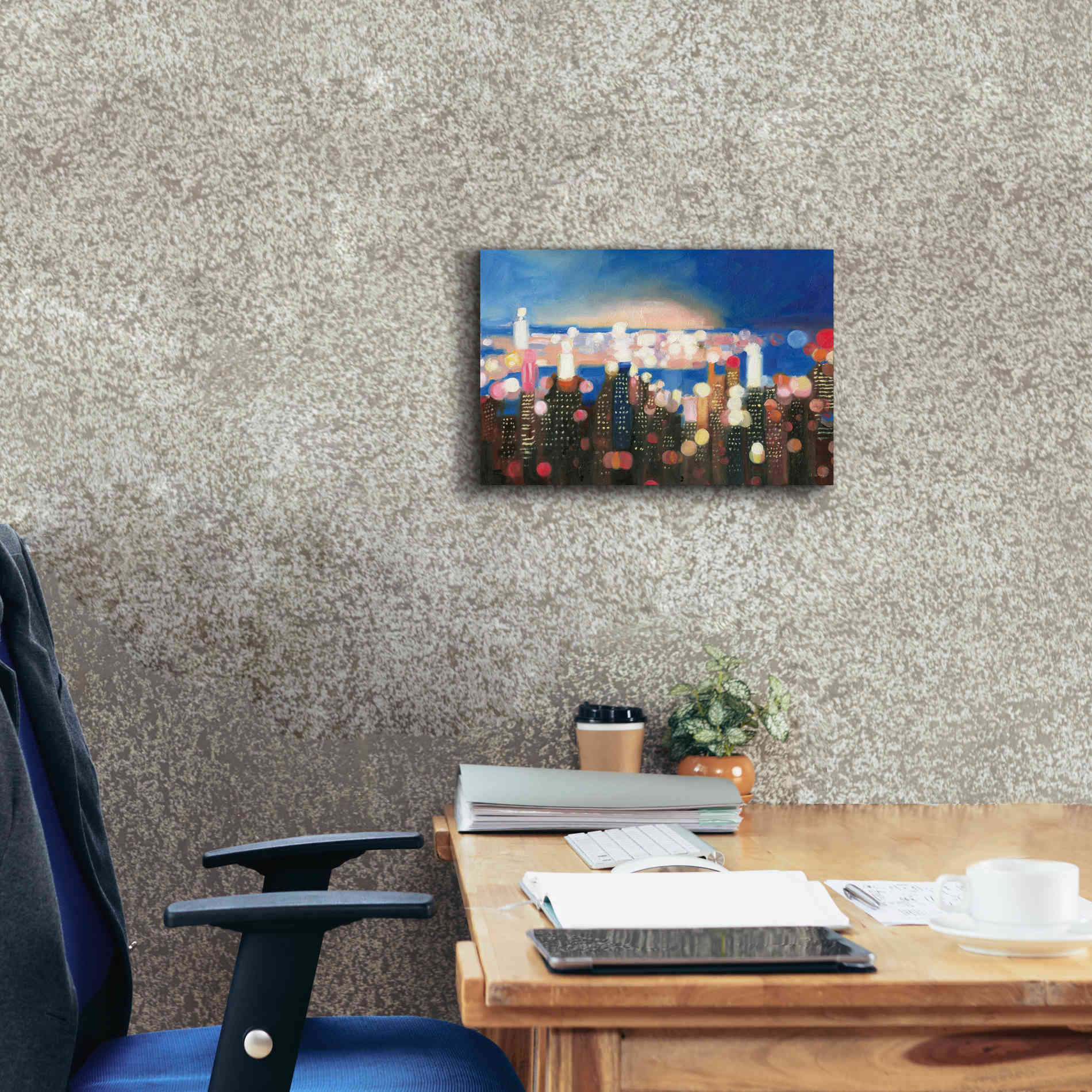 'City Lights' by James Wiens, Canvas Wall Art,18 x 12