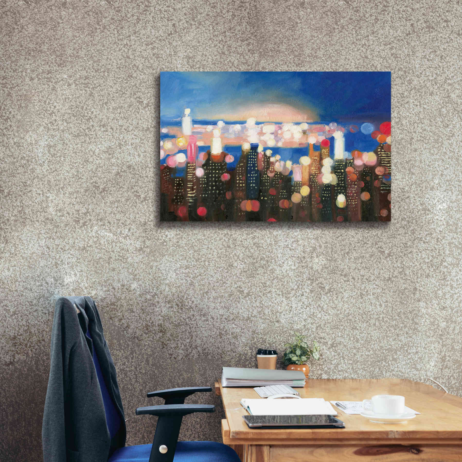 'City Lights' by James Wiens, Canvas Wall Art,40 x 26