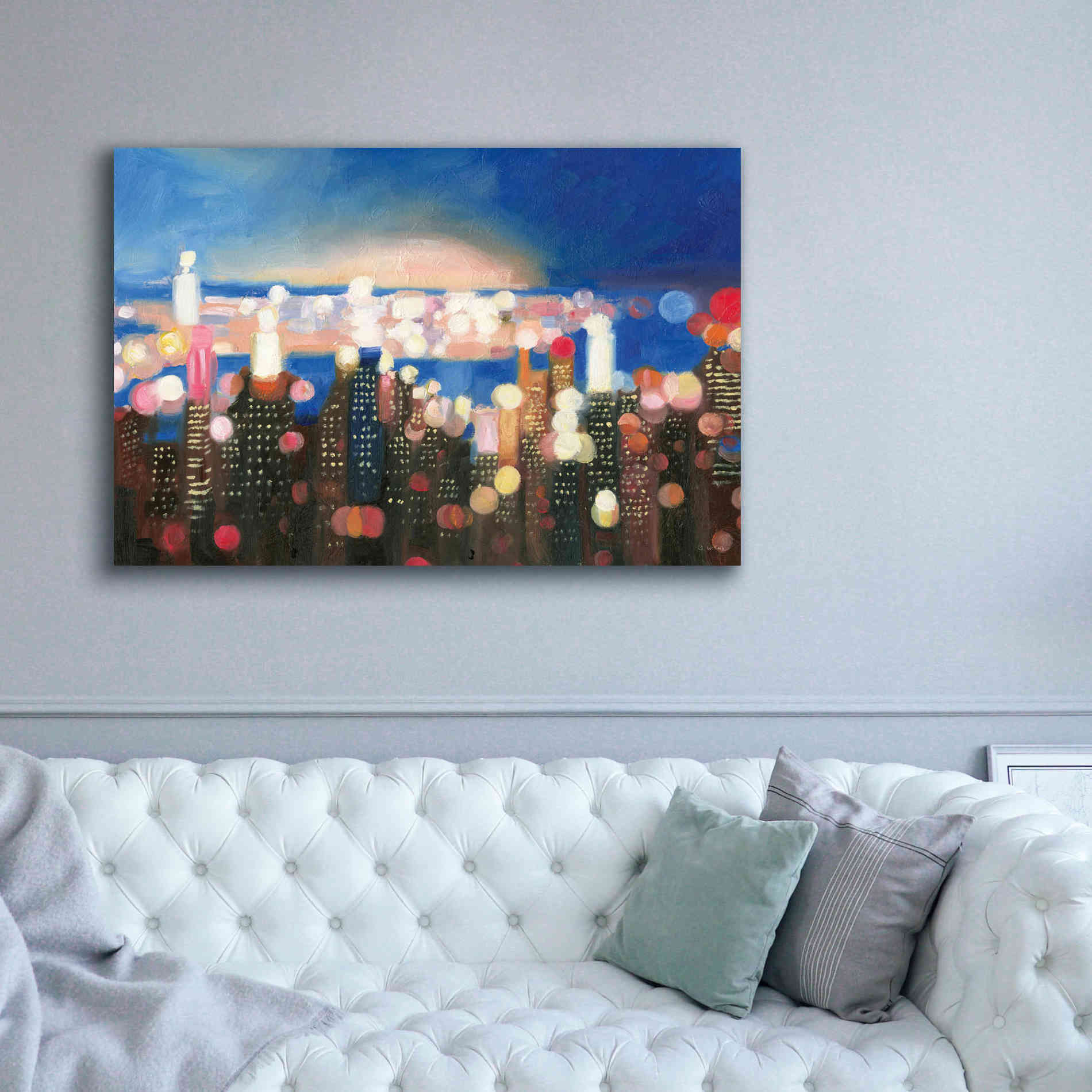 'City Lights' by James Wiens, Canvas Wall Art,60 x 40