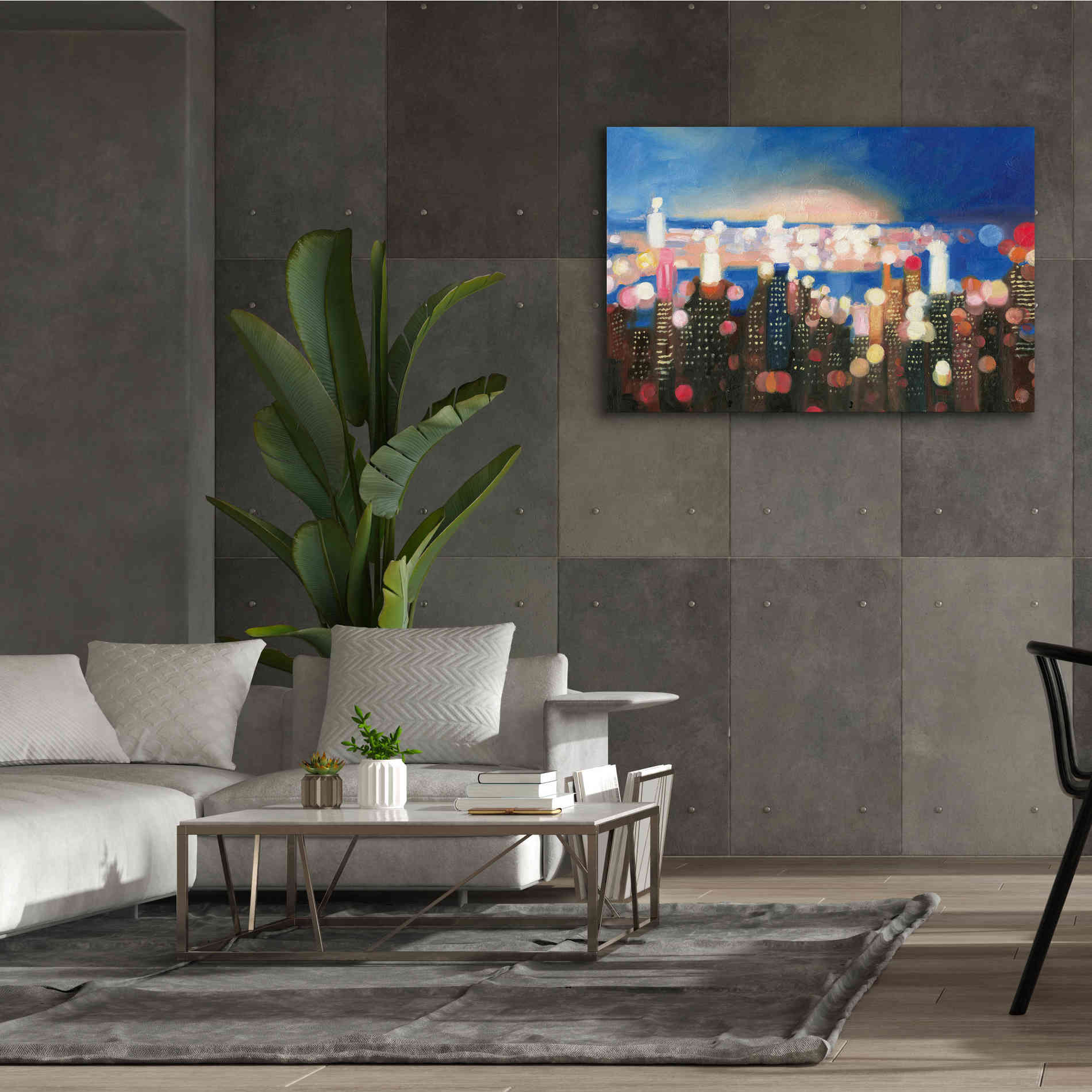 'City Lights' by James Wiens, Canvas Wall Art,60 x 40
