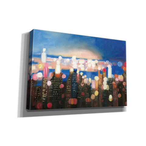 Image of 'City Lights' by James Wiens, Canvas Wall Art,18x12x1.1x0,26x18x1.1x0,40x26x1.74x0,60x40x1.74x0