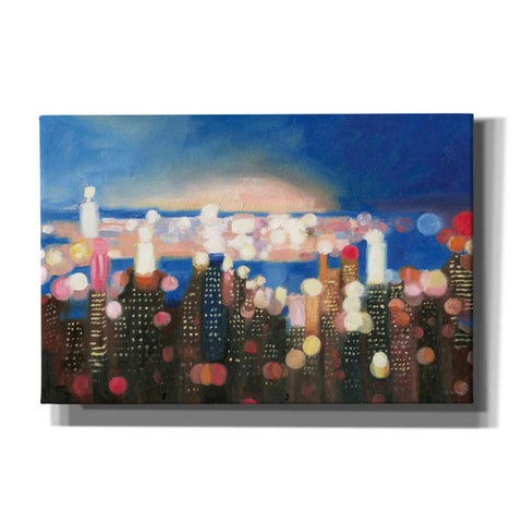 Image of 'City Lights' by James Wiens, Canvas Wall Art,18x12x1.1x0,26x18x1.1x0,40x26x1.74x0,60x40x1.74x0