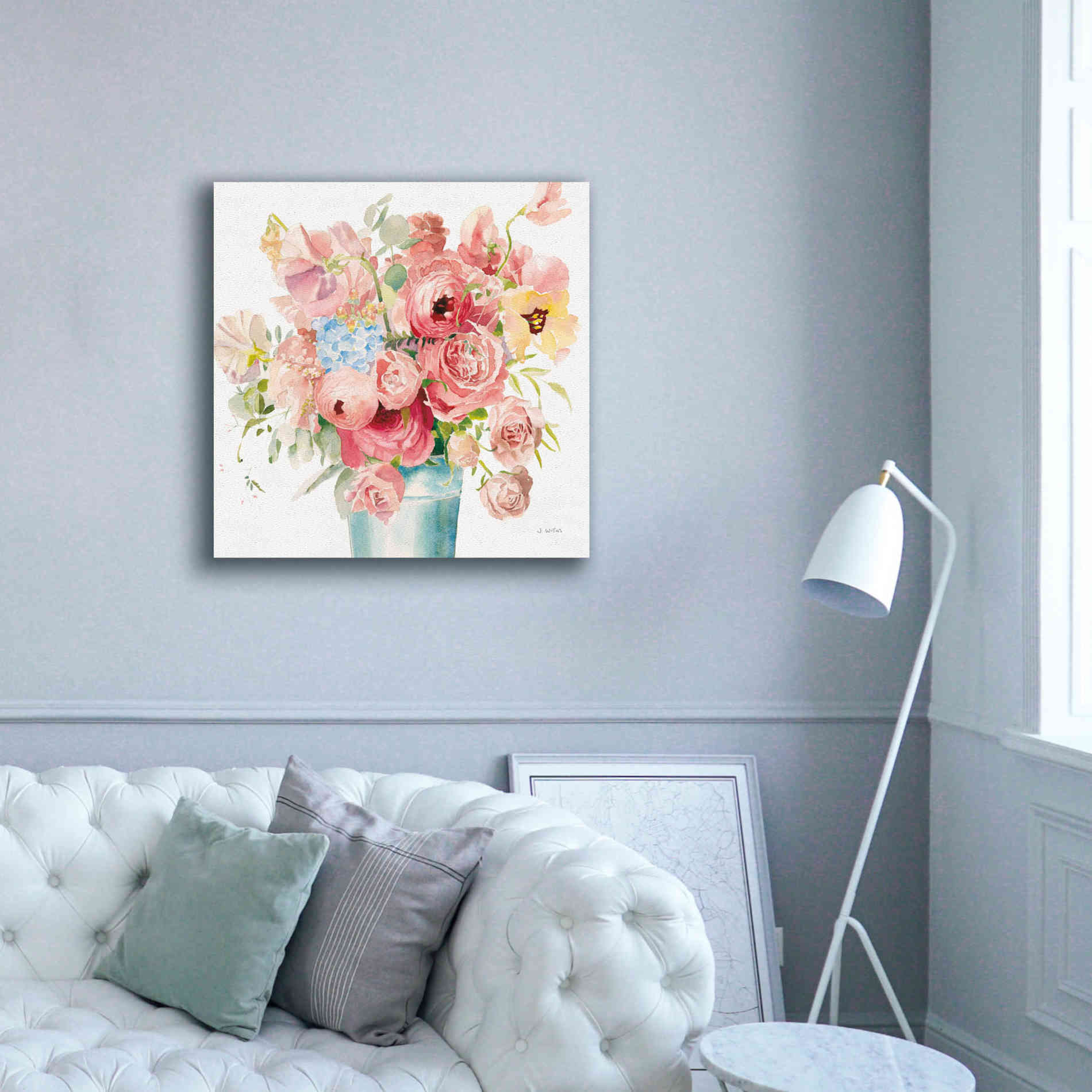 'Boho Bouquet  VII' by James Wiens, Canvas Wall Art,37 x 37