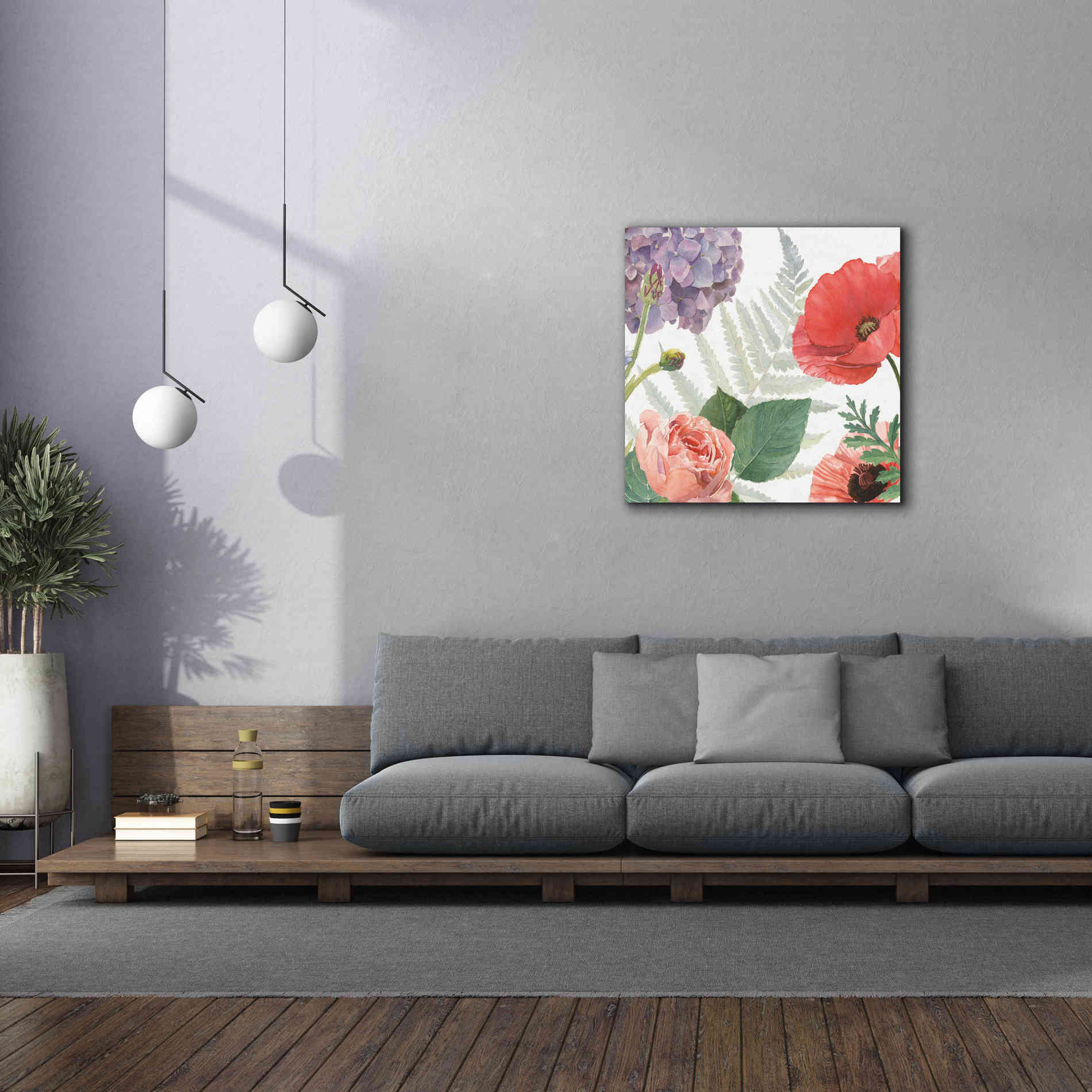'Boho Bouquet  XI' by James Wiens, Canvas Wall Art,37 x 37