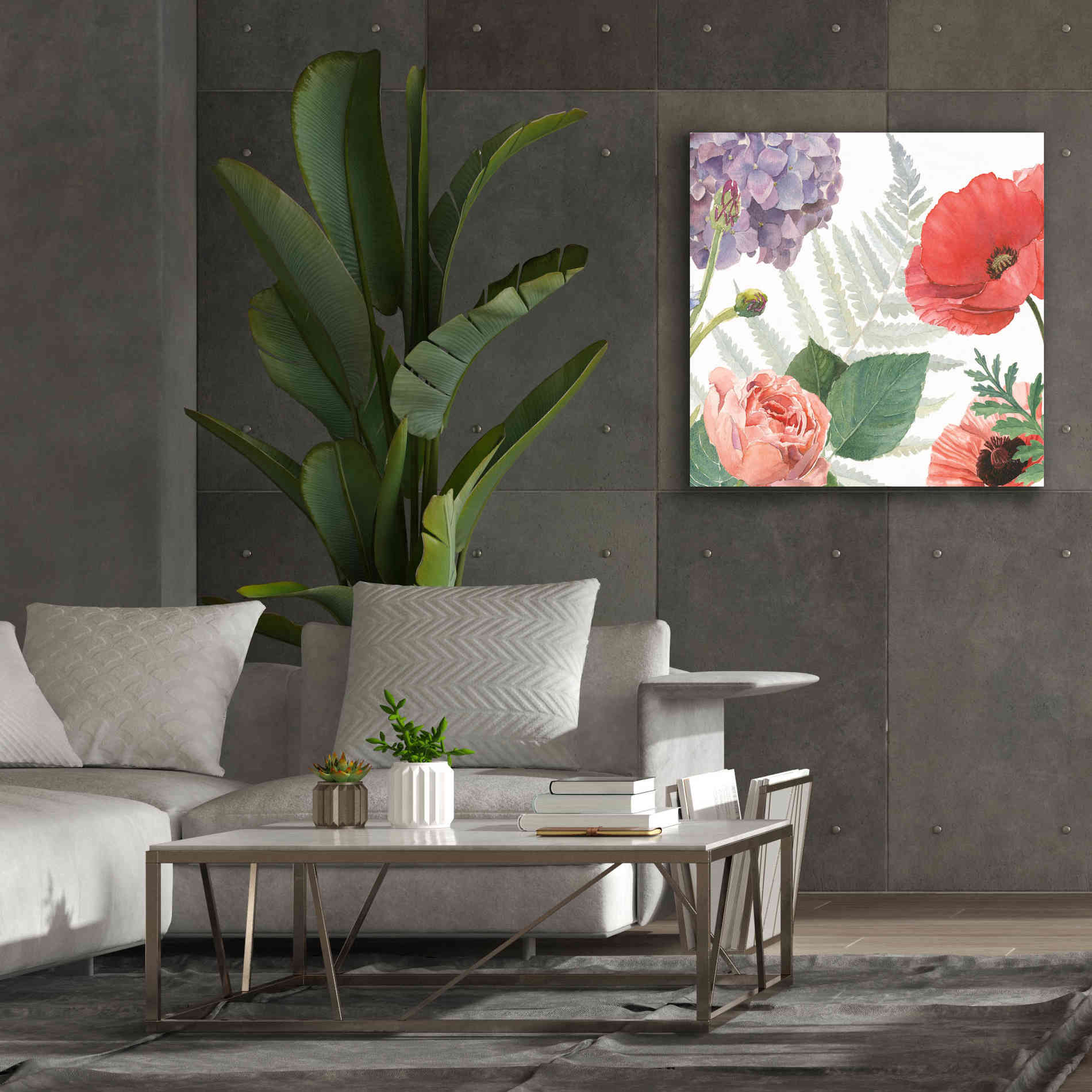 'Boho Bouquet  XI' by James Wiens, Canvas Wall Art,37 x 37