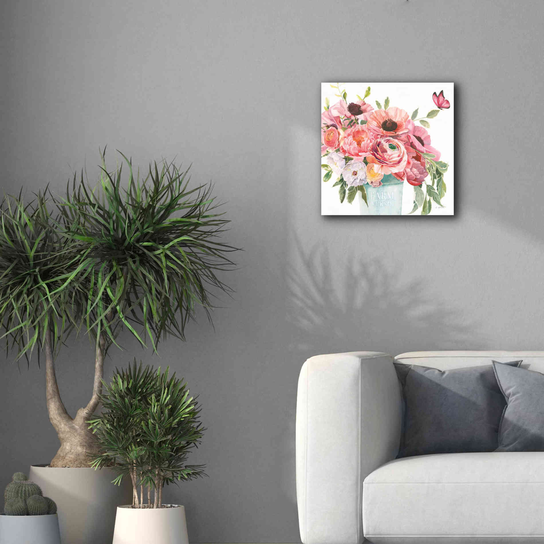 'Boho Bouquet  XIII' by James Wiens, Canvas Wall Art,18 x 18