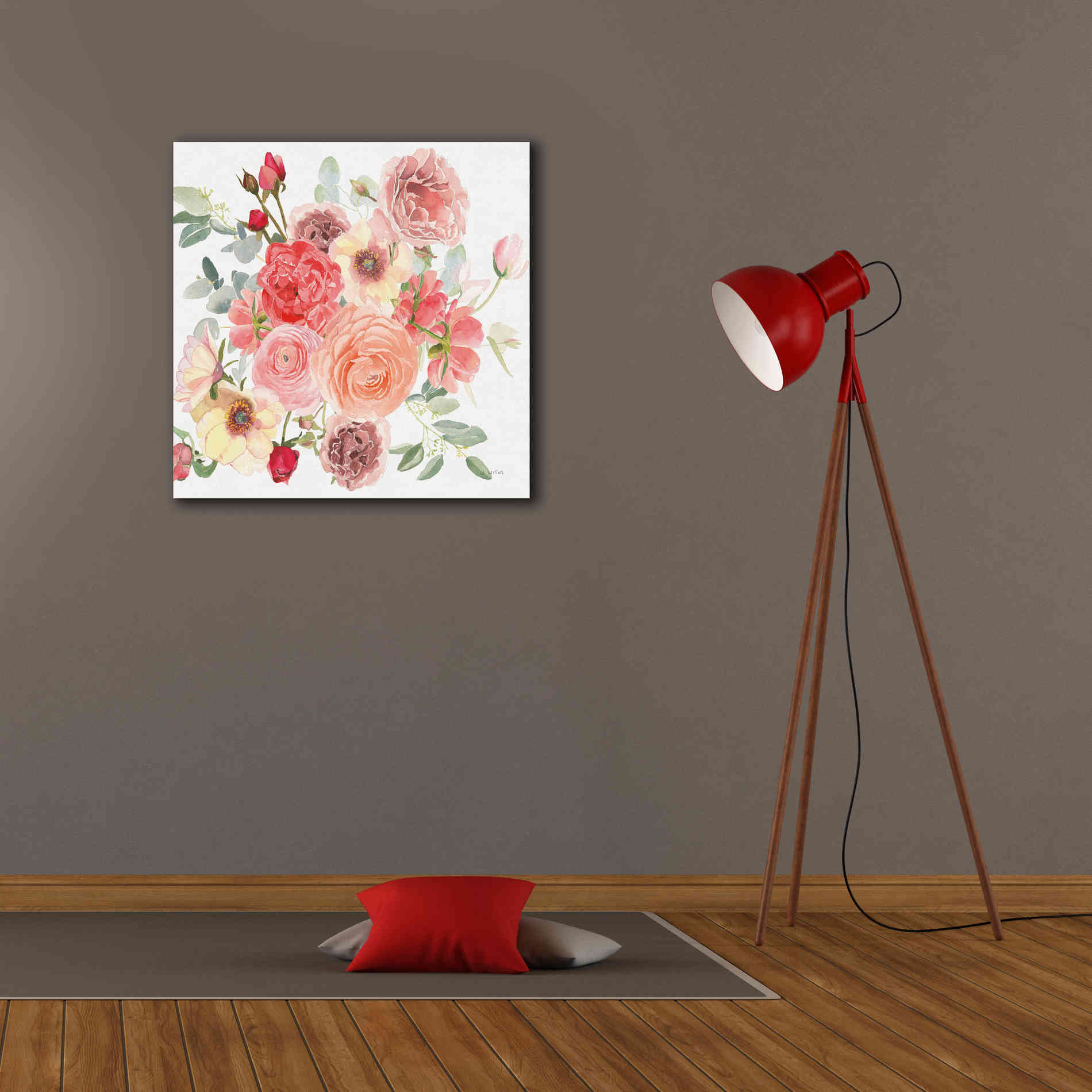 'Boho Bouquet  XIV' by James Wiens, Canvas Wall Art,26 x 26