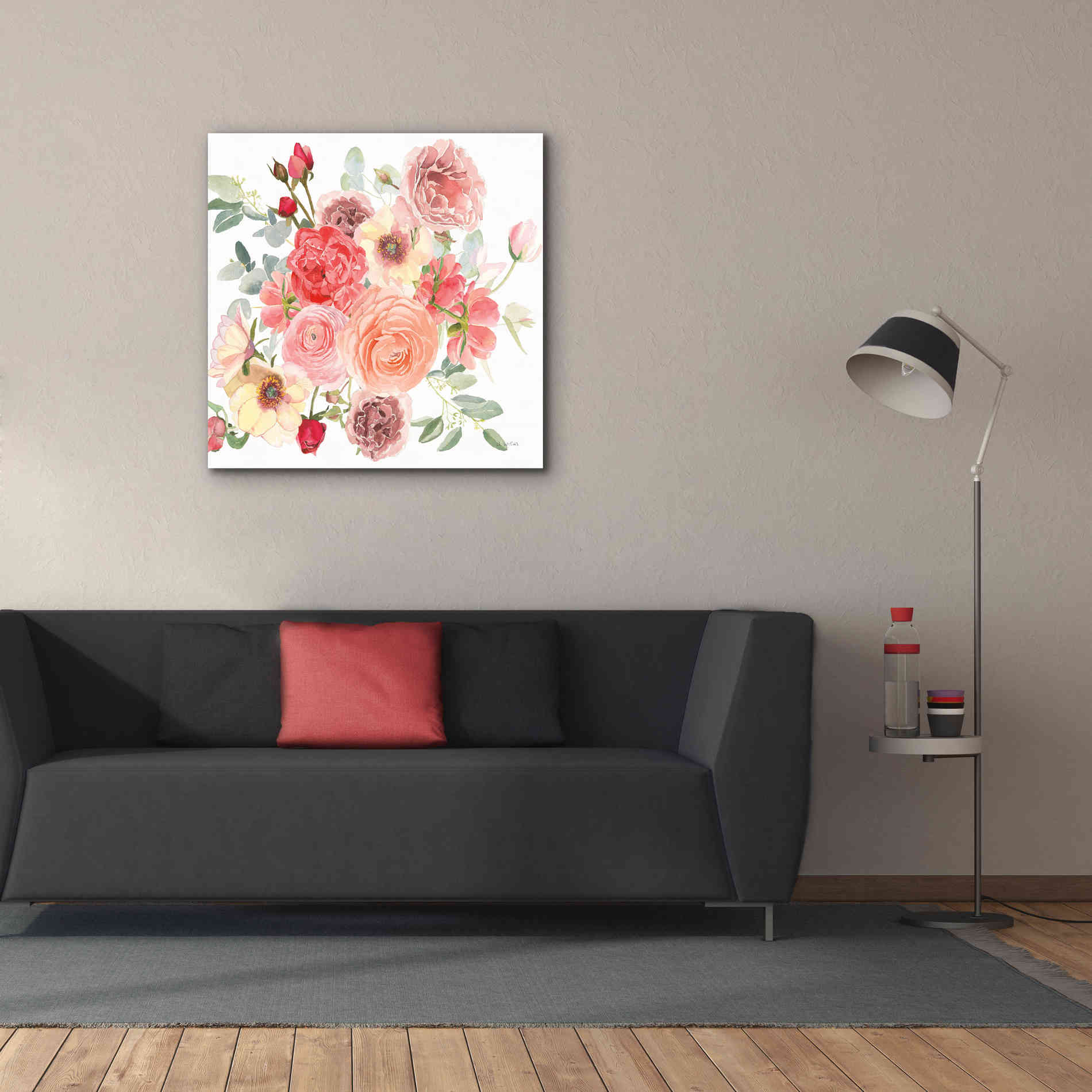 'Boho Bouquet  XIV' by James Wiens, Canvas Wall Art,37 x 37