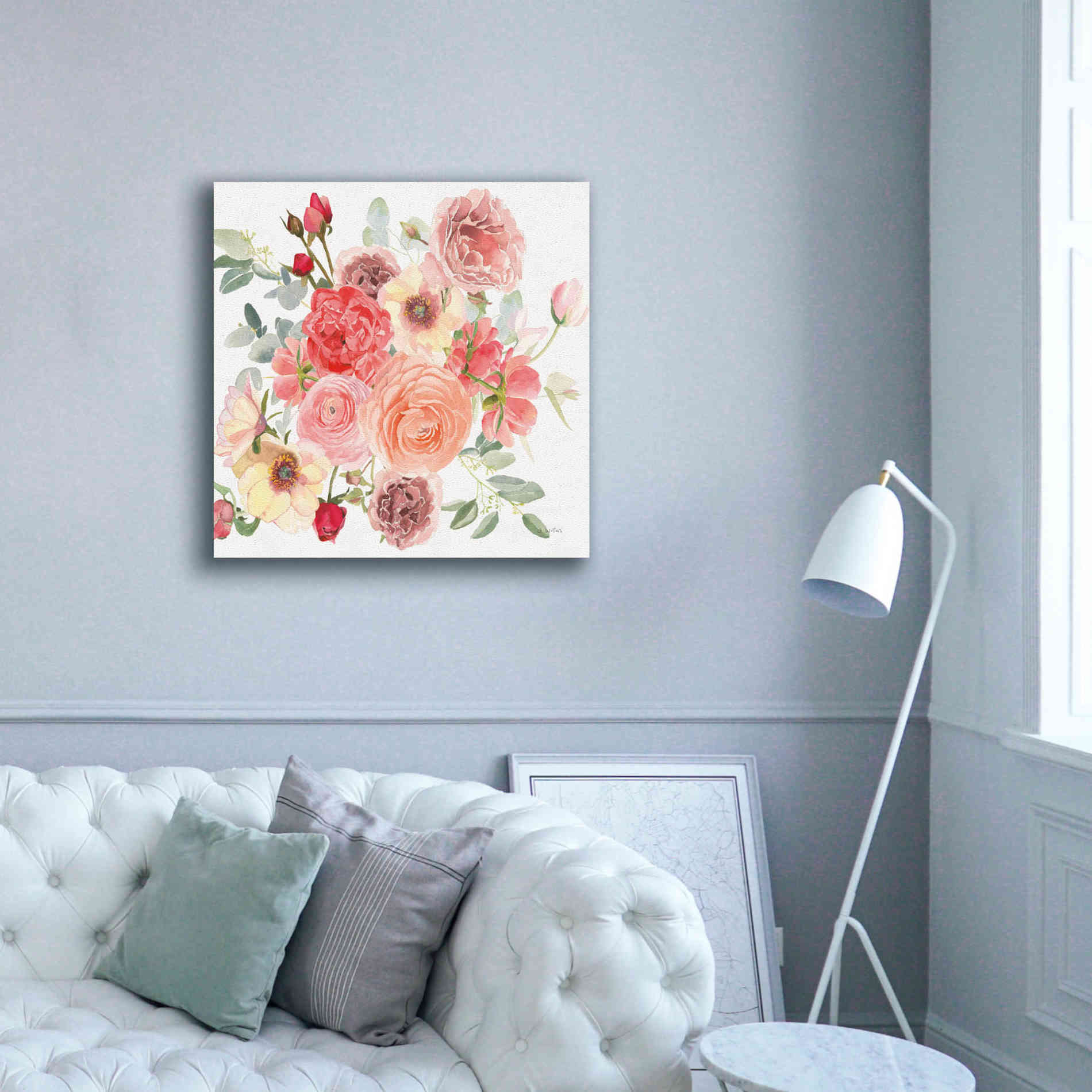 'Boho Bouquet  XIV' by James Wiens, Canvas Wall Art,37 x 37