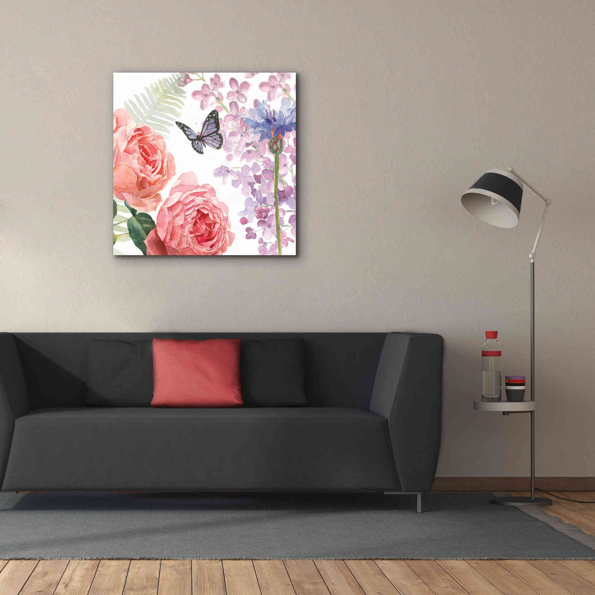 'Boho Bouquet  XV' by James Wiens, Canvas Wall Art,37 x 37