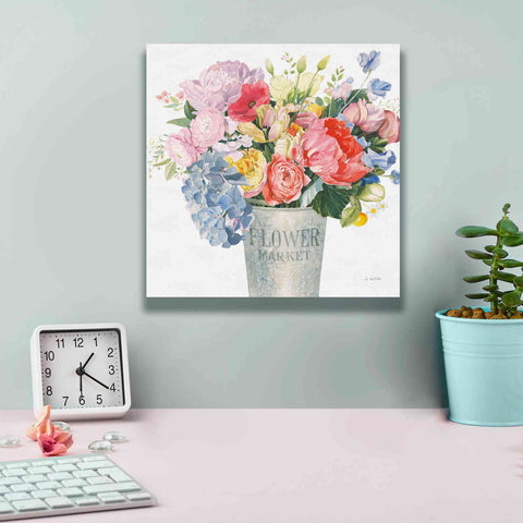 Image of 'Boho Bouquet XVII' by James Wiens, Canvas Wall Art,12 x 12