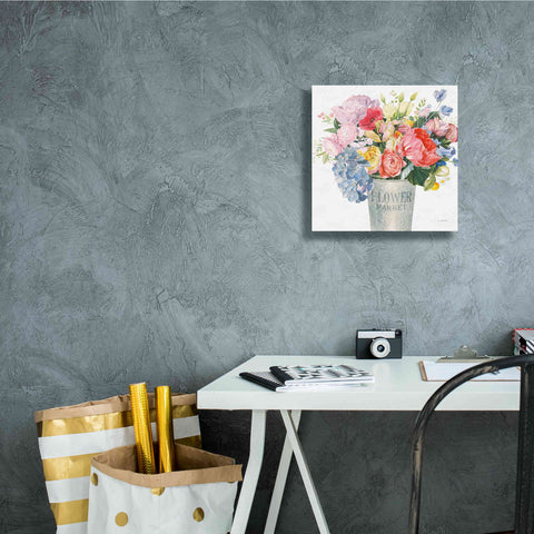Image of 'Boho Bouquet XVII' by James Wiens, Canvas Wall Art,12 x 12