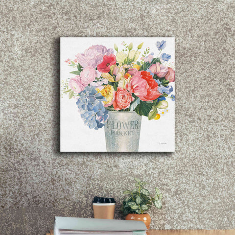 Image of 'Boho Bouquet XVII' by James Wiens, Canvas Wall Art,18 x 18
