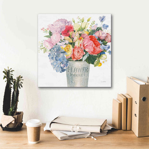 Image of 'Boho Bouquet XVII' by James Wiens, Canvas Wall Art,18 x 18