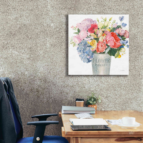 Image of 'Boho Bouquet XVII' by James Wiens, Canvas Wall Art,26 x 26