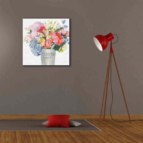 Image of 'Boho Bouquet XVII' by James Wiens, Canvas Wall Art,26 x 26