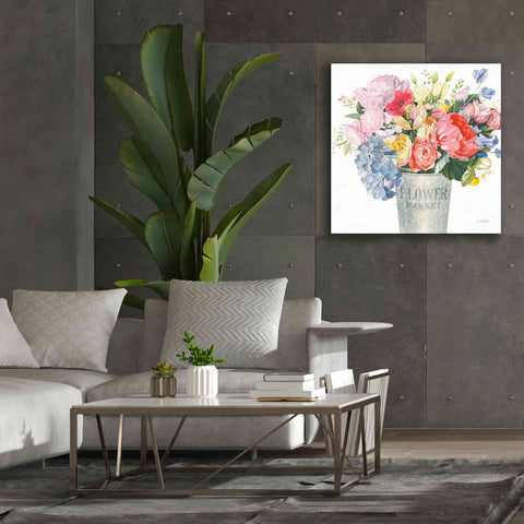 Image of 'Boho Bouquet XVII' by James Wiens, Canvas Wall Art,37 x 37