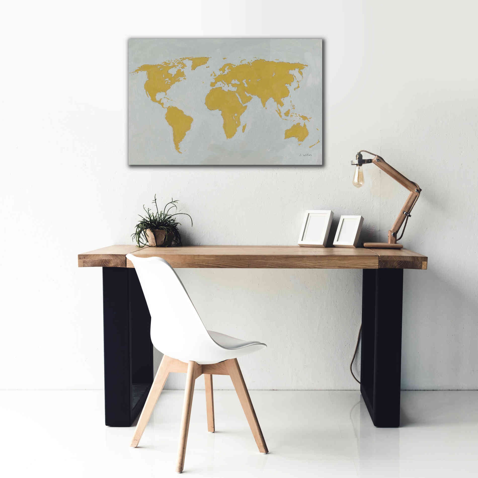 'Golden World' by James Wiens, Canvas Wall Art,40 x 26