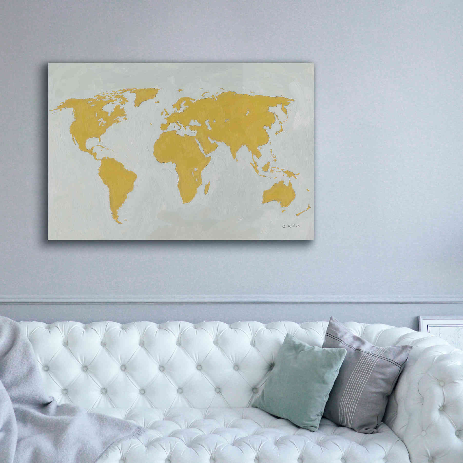 'Golden World' by James Wiens, Canvas Wall Art,60 x 40