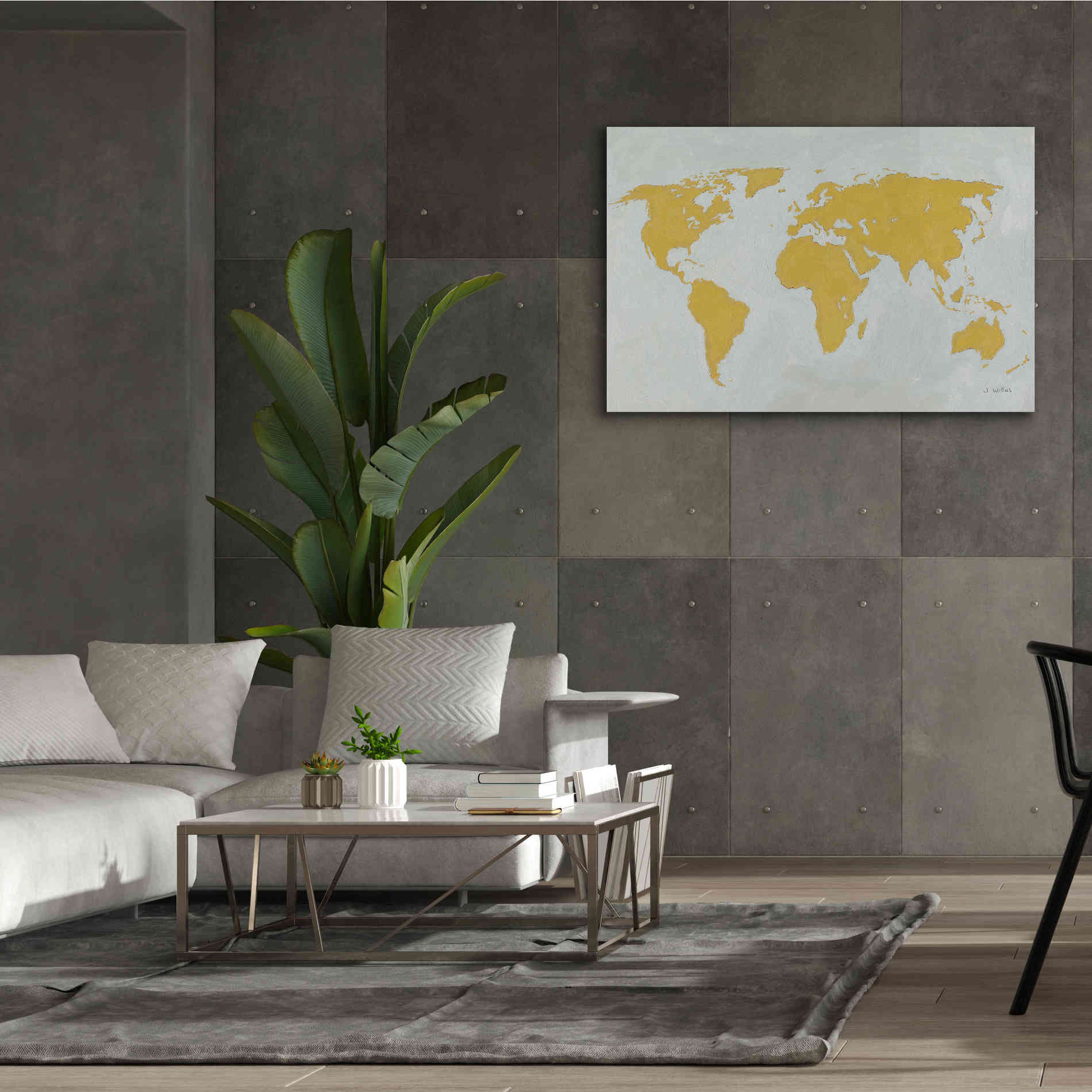 'Golden World' by James Wiens, Canvas Wall Art,60 x 40