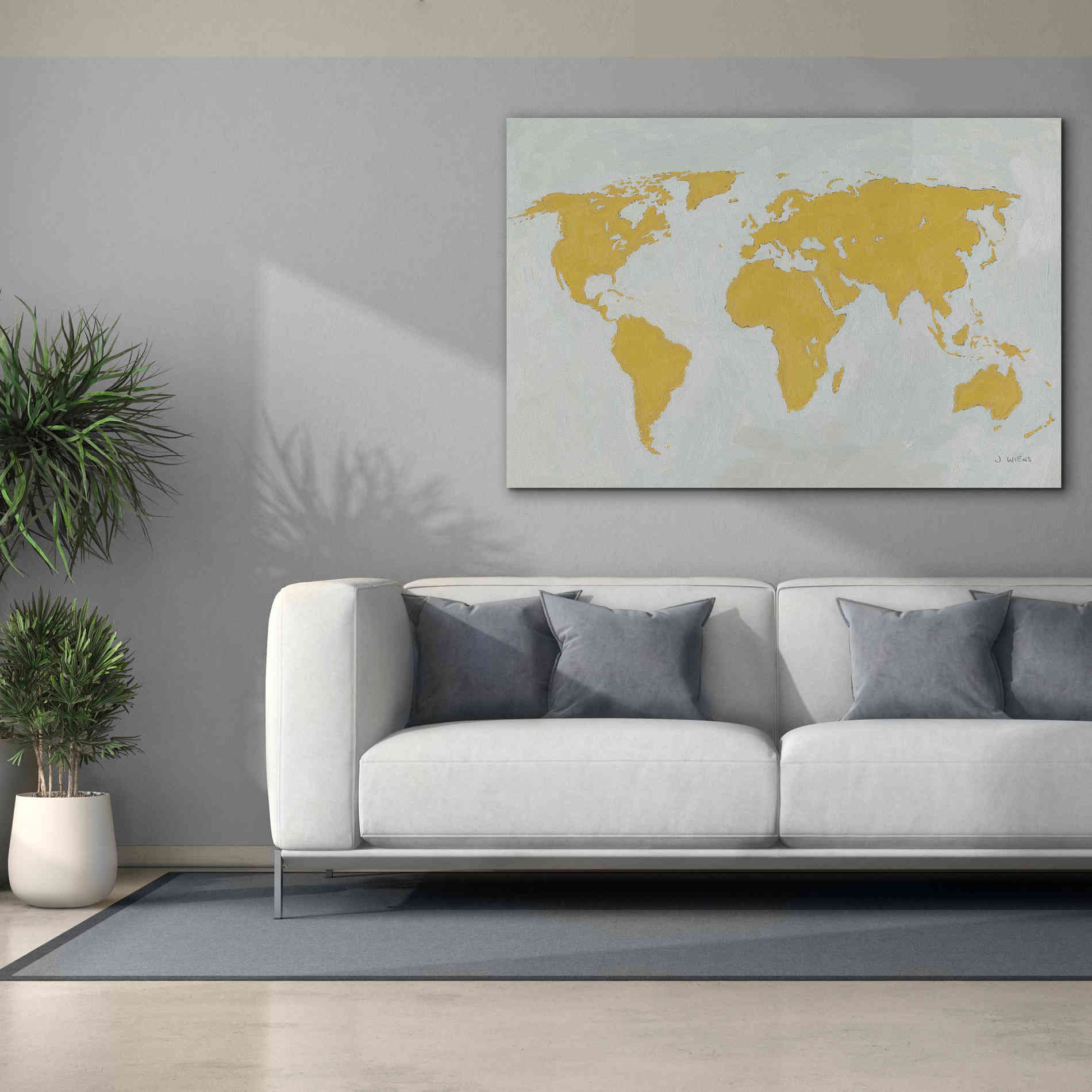 'Golden World' by James Wiens, Canvas Wall Art,60 x 40