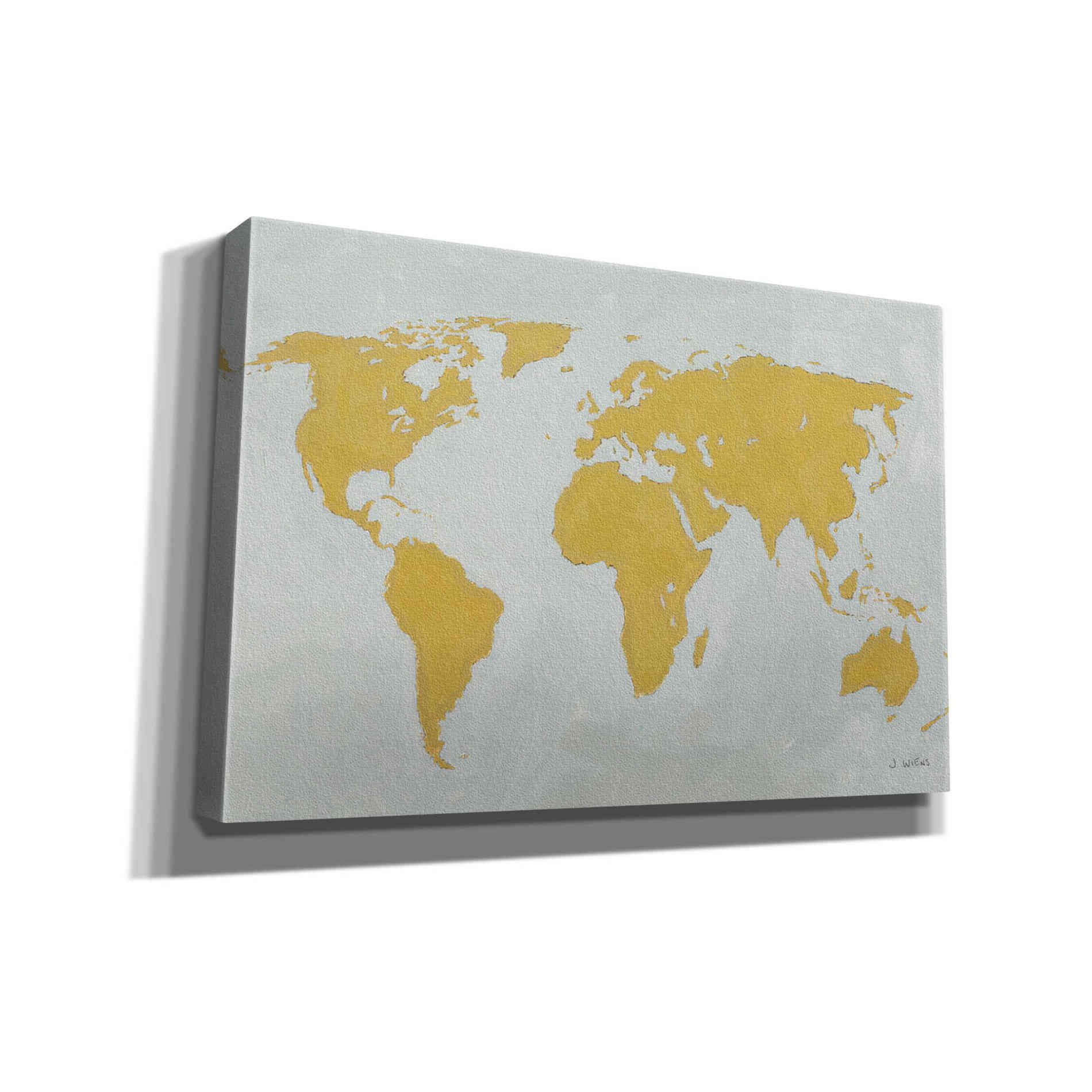 'Golden World' by James Wiens, Canvas Wall Art,18x12x1.1x0,26x18x1.1x0,40x26x1.74x0,60x40x1.74x0