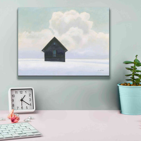 Image of 'Lonely Winter Landscape I' by James Wiens, Canvas Wall Art,16 x 12
