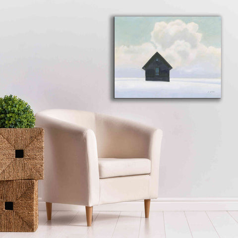 Image of 'Lonely Winter Landscape I' by James Wiens, Canvas Wall Art,34 x 26