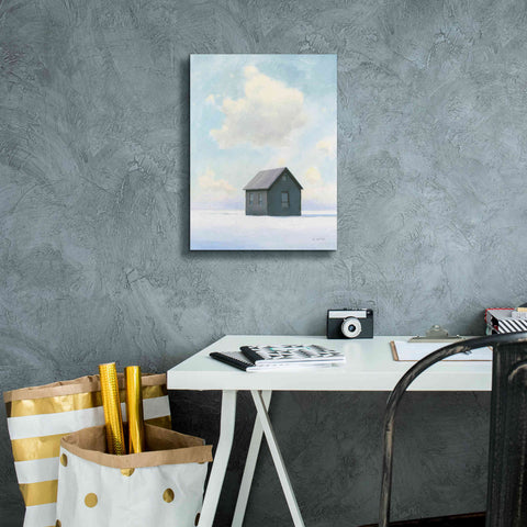 Image of 'Lonely Winter Landscape III' by James Wiens, Canvas Wall Art,12 x 16