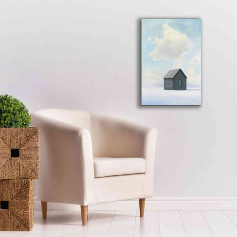 Image of 'Lonely Winter Landscape III' by James Wiens, Canvas Wall Art,18 x 26