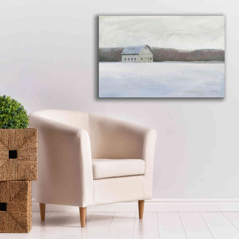 Image of 'Winter Barn' by James Wiens, Canvas Wall Art,40 x 26